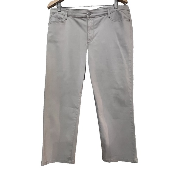 Bandolini Women's Capri Pants Khaki, Beige 5 Pocket Size 14 with L Hem - Picture 1 of 11
